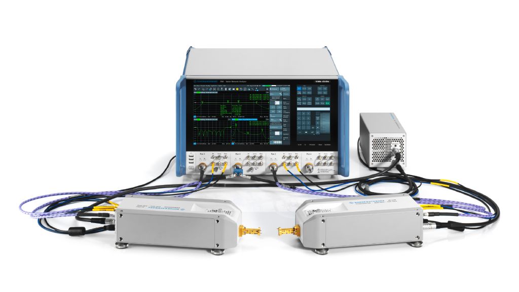 r&s®zna 矢量网络分析仪和 r&s®zc330 毫米波变频器涵盖 220 ghz 至 330 ghz 的频率范围。