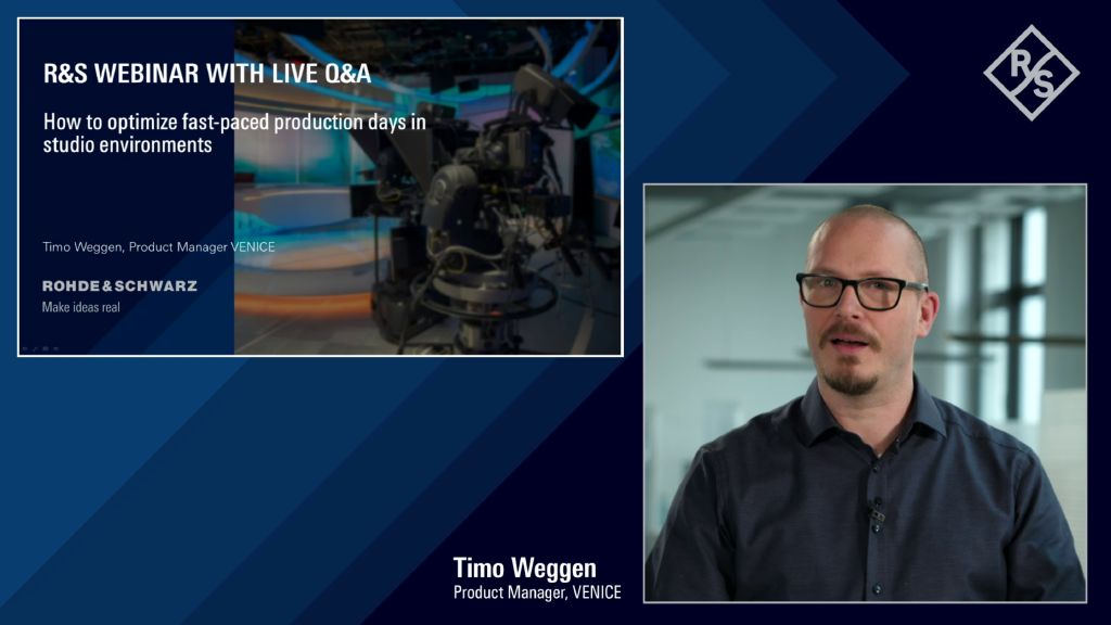 webinar: how to optimize fast-paced production days in studio environments