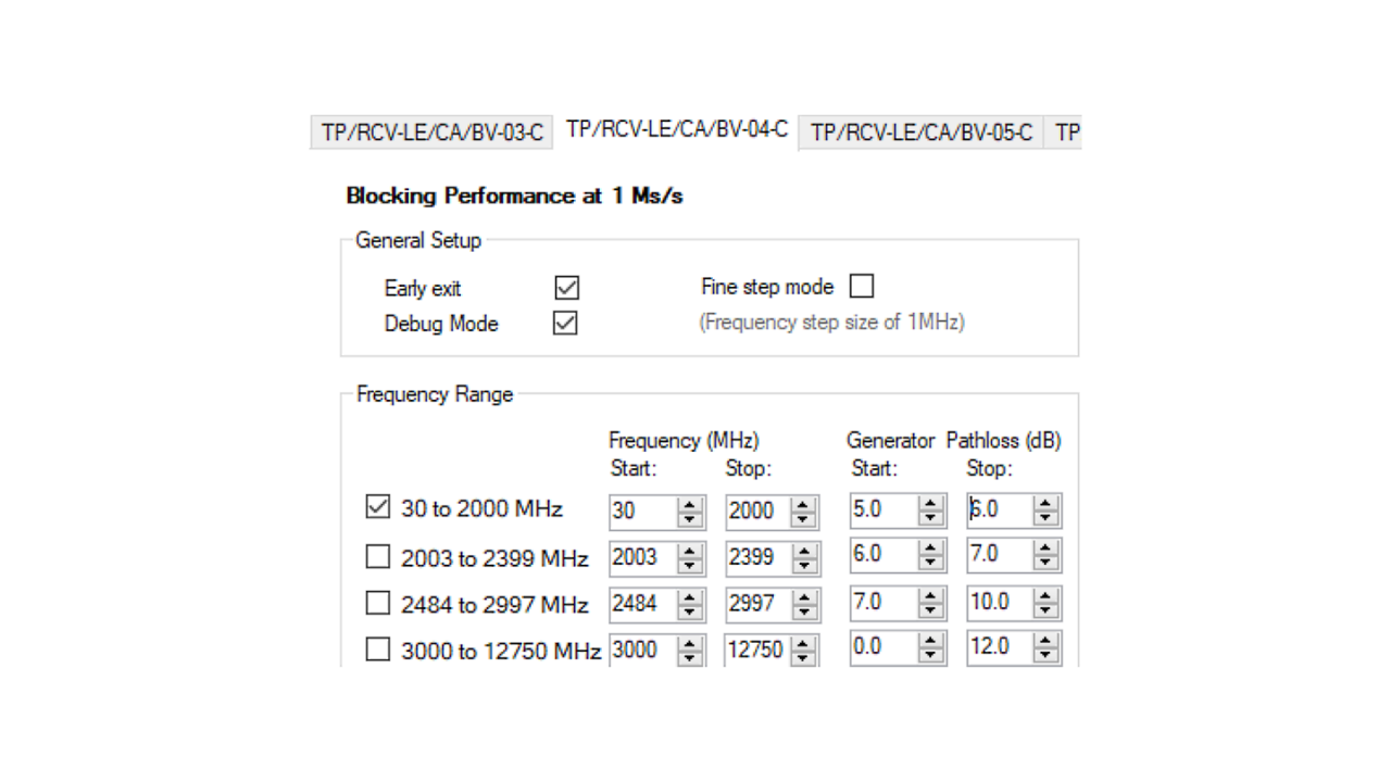 tc config for the total attenuation applied to rf_out_b