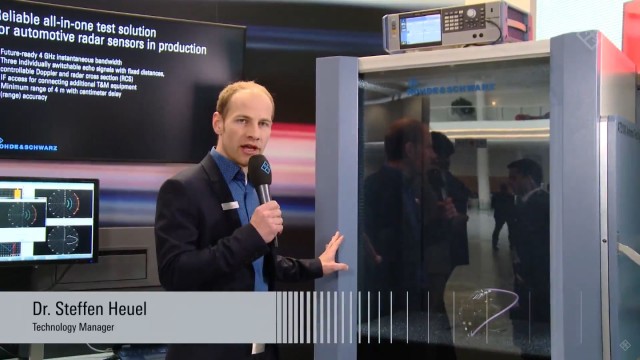 reliable all-in-one test solution for automotive radar sensors