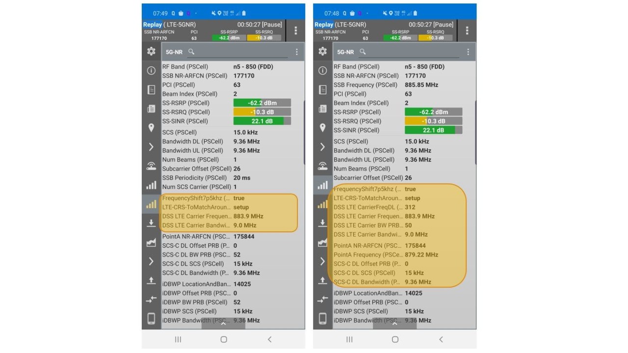 mnt solutions support 5g dss