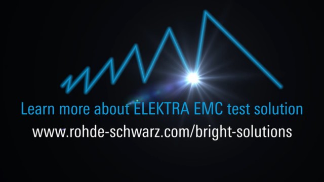 r&s®elektra emc test software-bright solutions for peak performance