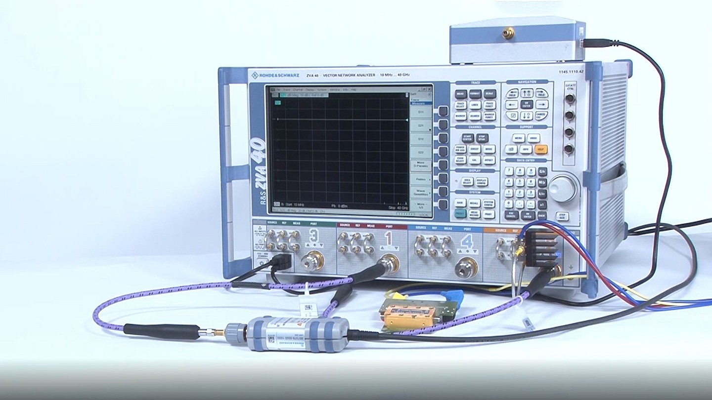 simplified test setup using r&s®zvab-k30 noise figure measurement option