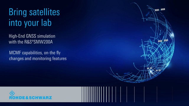 high-end gnss simulation with the r&s®smw200a