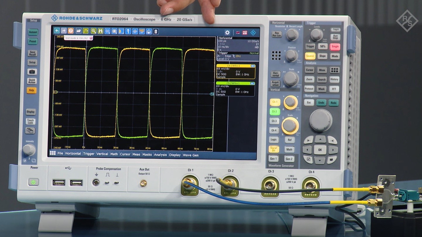1000base-t1 compliance testing test mode 6: maximum output droop