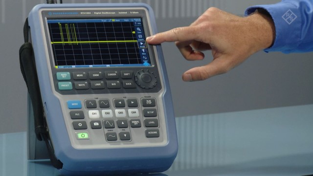 rewind to past waveforms with history mode