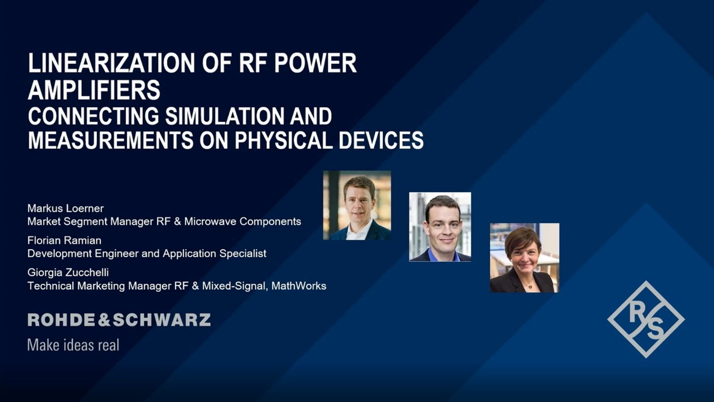 linearization of rf power amplifiers - connecting simulation and measurements on physical devices